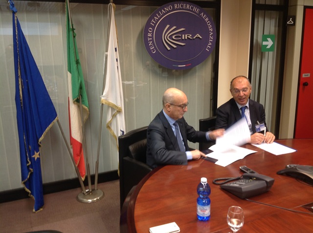 IL CIRA ENTRA NEL CLUSTER AEROSPAZIALE IR4I